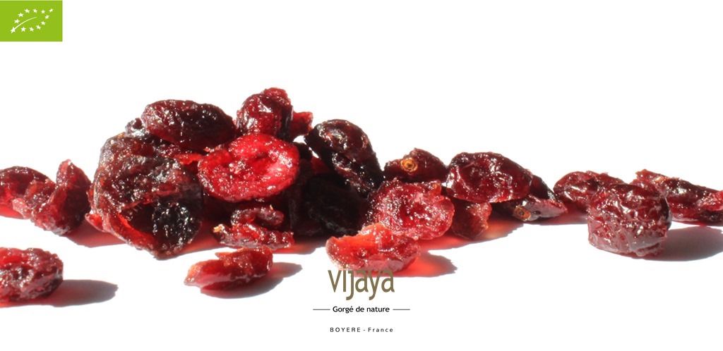 Cranberry(Canneberge) Moitié Séchée-Jus de Pomme-CANADA-11,34Kg-Bio*