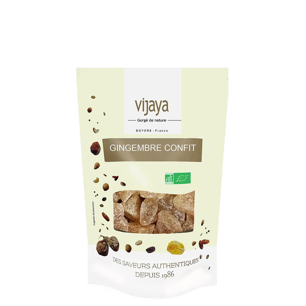 Gingembre Confit - Morceaux -  CHINE -  500 g - Bio* &amp; Equitable