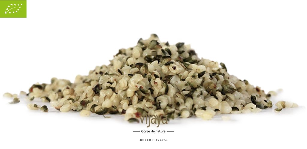 Graine de Chanvre Décortiquée - FRANCE - 5 kg - Bio*