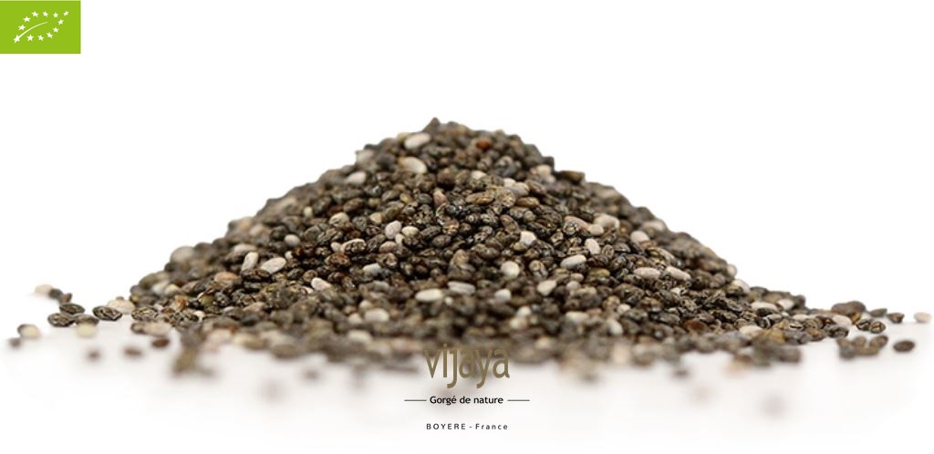 Graine de Chia (Salvia hispanica) Noire -BOLIVIE- 5kg -Bio*