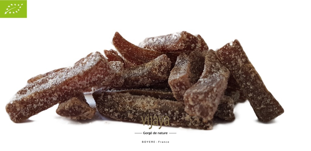 Gingembre Confit au Rapadura - Bâtonnet -CHINE-5 Kg-Bio*&amp;Equitable